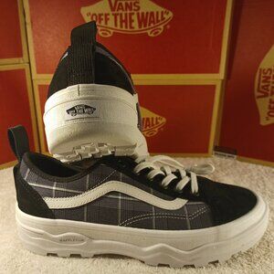 VANS Men's 6.5/Women's 8 Sentry Old Skool Plaid Black Platform VN0A5KR3BLK